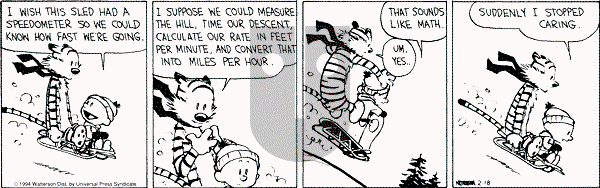 Calvin and Hobbes - Friday February 18, 1994 Comic Strip
