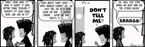 The Boondocks on Friday December 18, 2009 Comic Strip