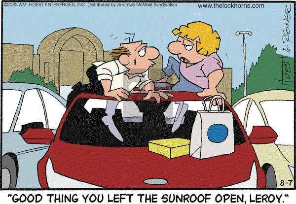 The Lockhorns on Thursday August 7, 2025 Comic Strip