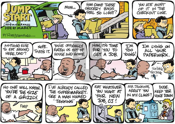 JumpStart on Sunday July 12, 2009 Comic Strip