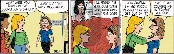 Luann on Monday September 9, 2013 Comic Strip