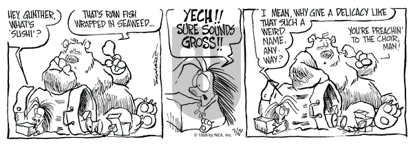 The Grizzwells on Monday February 22, 1999 Comic Strip