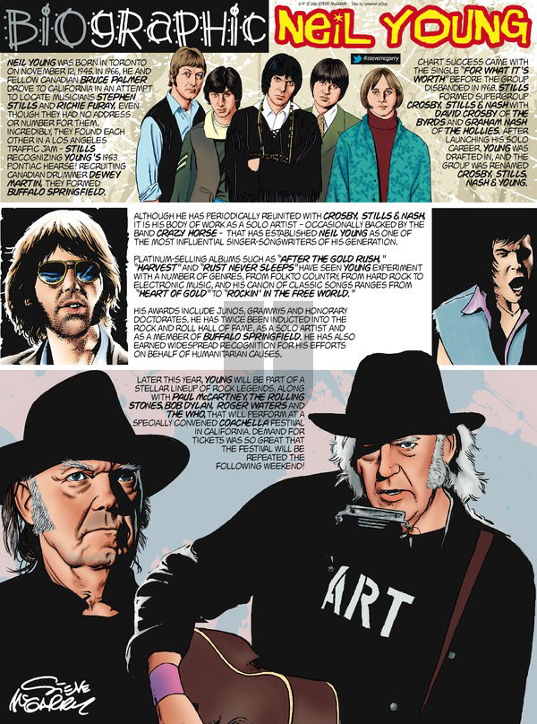 Biographic on Sunday June 19, 2016 Comic Strip