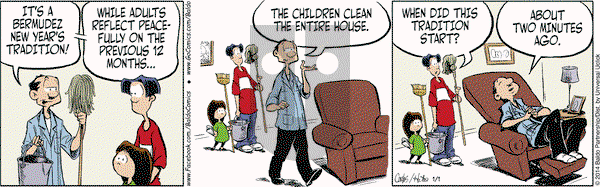 Baldo on Wednesday January 1, 2014 Comic Strip