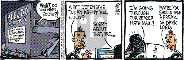 La Cucaracha on Friday January 16, 2015 Comic Strip