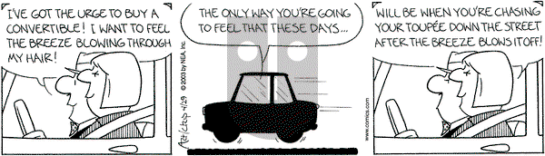 The Born Loser on Tuesday April 29, 2003 Comic Strip