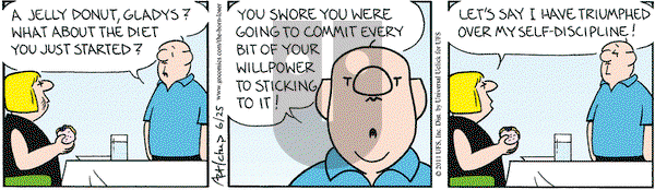 The Born Loser on Saturday June 25, 2011 Comic Strip