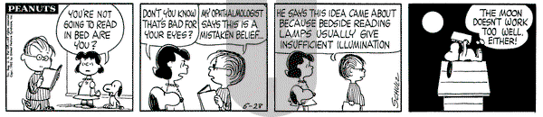 Peanuts on Monday May 28, 1962 Comic Strip