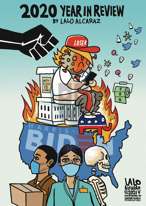 Lalo Alcaraz on Friday January 1, 2021 Comic Strip