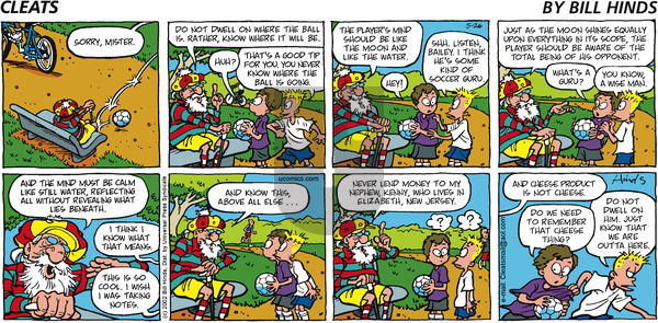 Cleats on Sunday May 26, 2002 Comic Strip