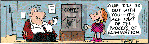 Frank and Ernest on Friday March 11, 2005 Comic Strip