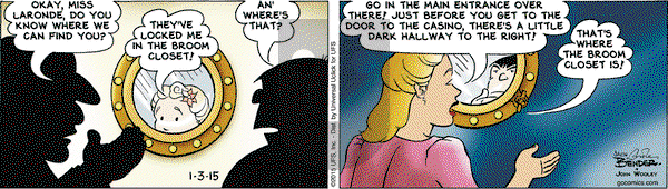 Alley Oop on Saturday January 3, 2015 Comic Strip