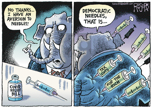 Rob Rogers on Friday March 12, 2021 Comic Strip