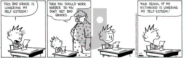 Calvin and Hobbes on Friday April 4, 2025 Comic Strip