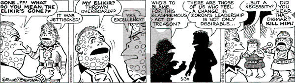 Alley Oop on Sunday February 20, 2000 Comic Strip