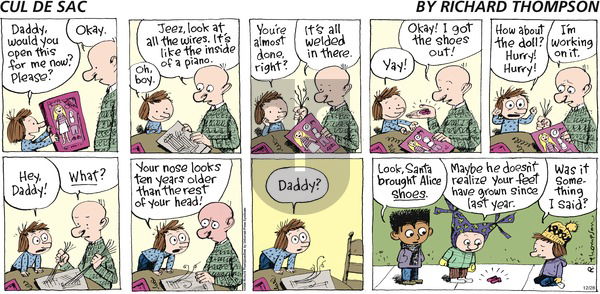 Cul de Sac on Sunday December 28, 2008 Comic Strip