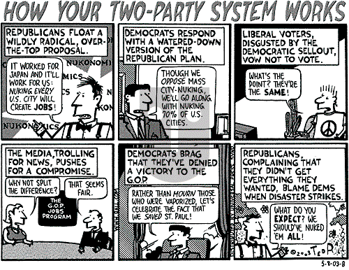 Ted Rall on Sunday August 10, 2003 Comic Strip
