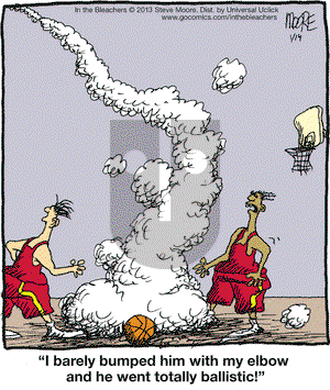 In the Bleachers on Monday January 14, 2013 Comic Strip