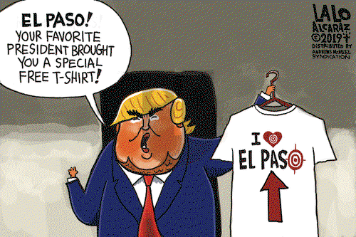 Lalo Alcaraz on Wednesday August 7, 2019 Comic Strip