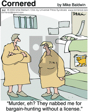 Cornered on Monday August 2, 2004 Comic Strip