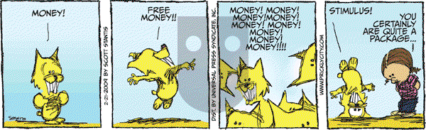 Prickly City on Saturday February 21, 2009 Comic Strip