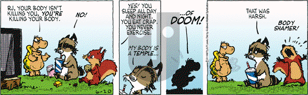 Over the Hedge on Wednesday June 20, 2018 Comic Strip