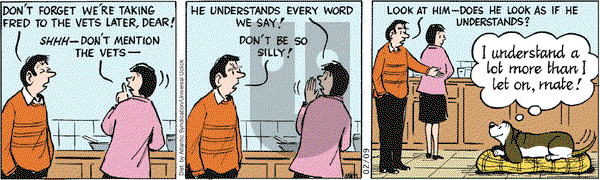Fred Basset on Tuesday February 9, 2010 Comic Strip
