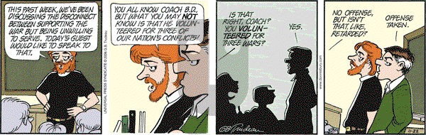 Doonesbury on Wednesday November 22, 2006 Comic Strip