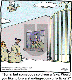 In the Bleachers on Thursday February 7, 2019 Comic Strip