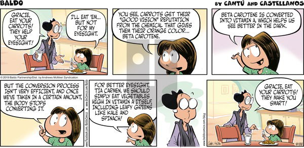 Baldo on Sunday September 22, 2019 Comic Strip