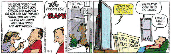 Over the Hedge on Friday April 13, 2007 Comic Strip