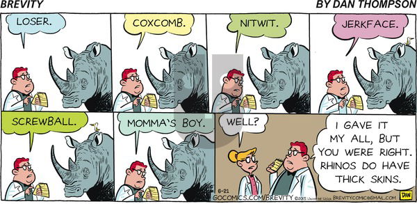 Brevity on Sunday June 21, 2015 Comic Strip