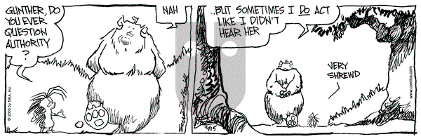 The Grizzwells on Tuesday February 15, 2005 Comic Strip