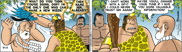 Alley Oop on Tuesday September 13, 2016 Comic Strip