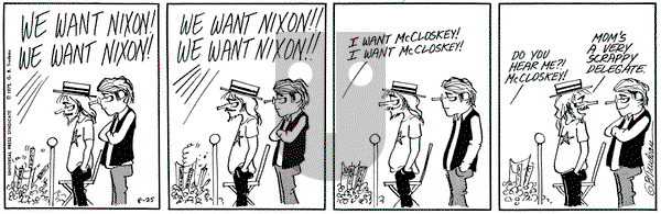 Doonesbury on Friday August 25, 1972 Comic Strip