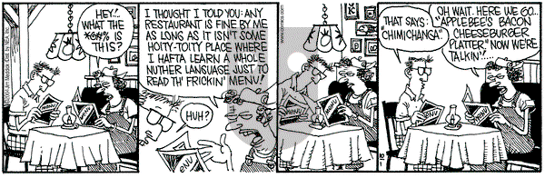 Monty on Friday October 1, 2004 Comic Strip