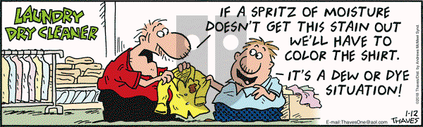 Frank and Ernest on Friday January 12, 2018 Comic Strip