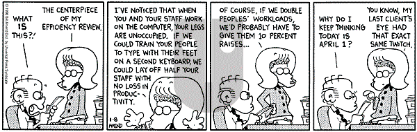 FoxTrot on Tuesday March 2, 1999 Comic Strip