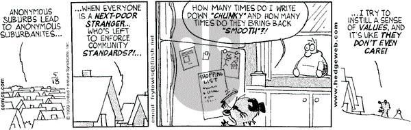 Over the Hedge on Tuesday May 18, 1999 Comic Strip