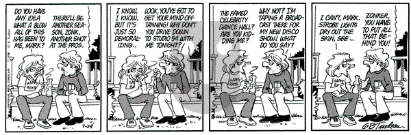 Doonesbury on Monday July 24, 1978 Comic Strip