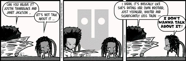 The Boondocks - Monday August 12, 2002 Comic Strip