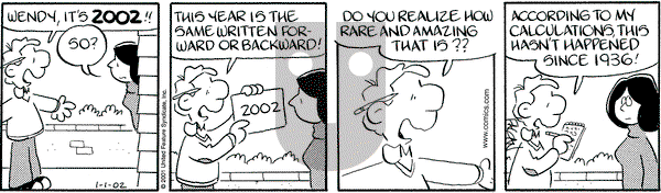 Drabble on Saturday January 5, 2002 Comic Strip