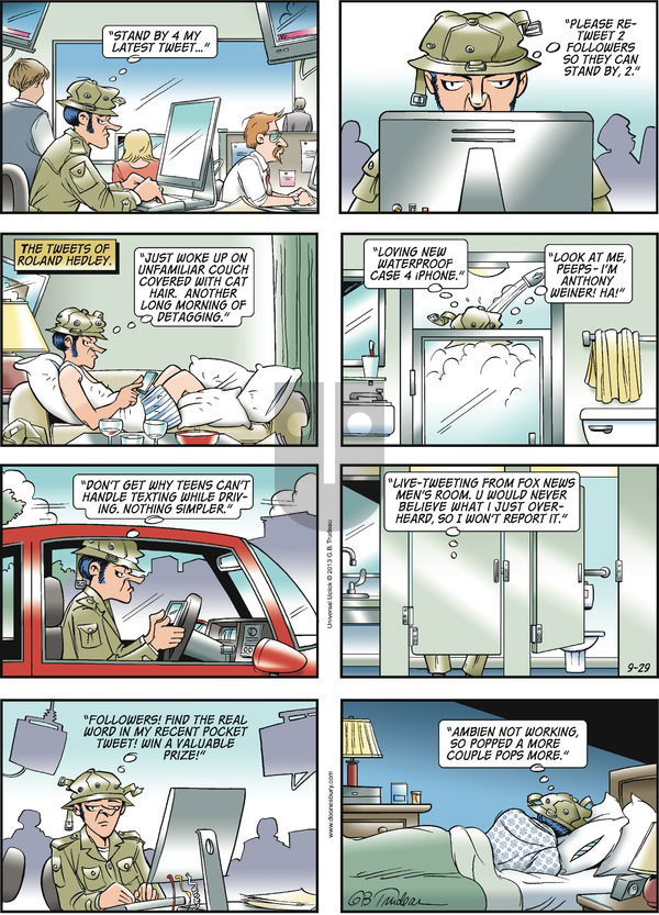 Doonesbury on Sunday September 29, 2013 Comic Strip