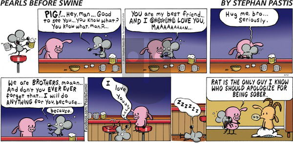 Pearls Before Swine on Sunday April 12, 2015 Comic Strip