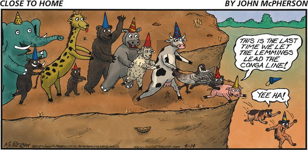 Close to Home - Sunday April 14, 2024 Comic Strip