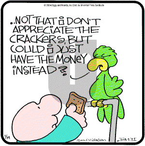 Ziggy - Monday January 19, 2004 Comic Strip