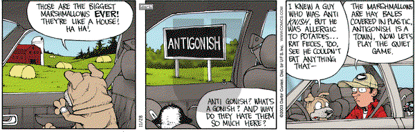 Get Fuzzy on Monday December 29, 2003 Comic Strip