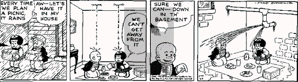 Nancy on Thursday April 28, 1949 Comic Strip