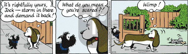 Fred Basset on Wednesday March 15, 2017 Comic Strip