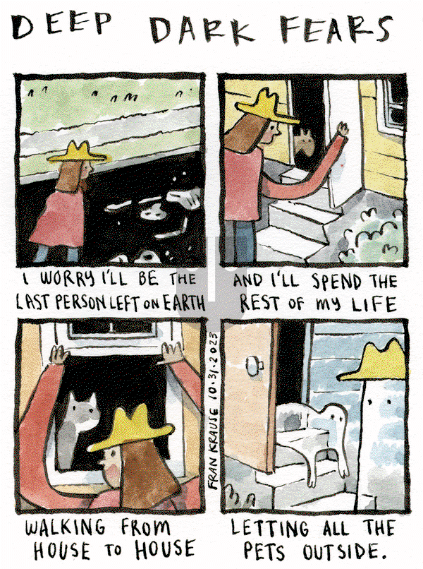 Deep Dark Fears on Monday April 22, 2024 Comic Strip